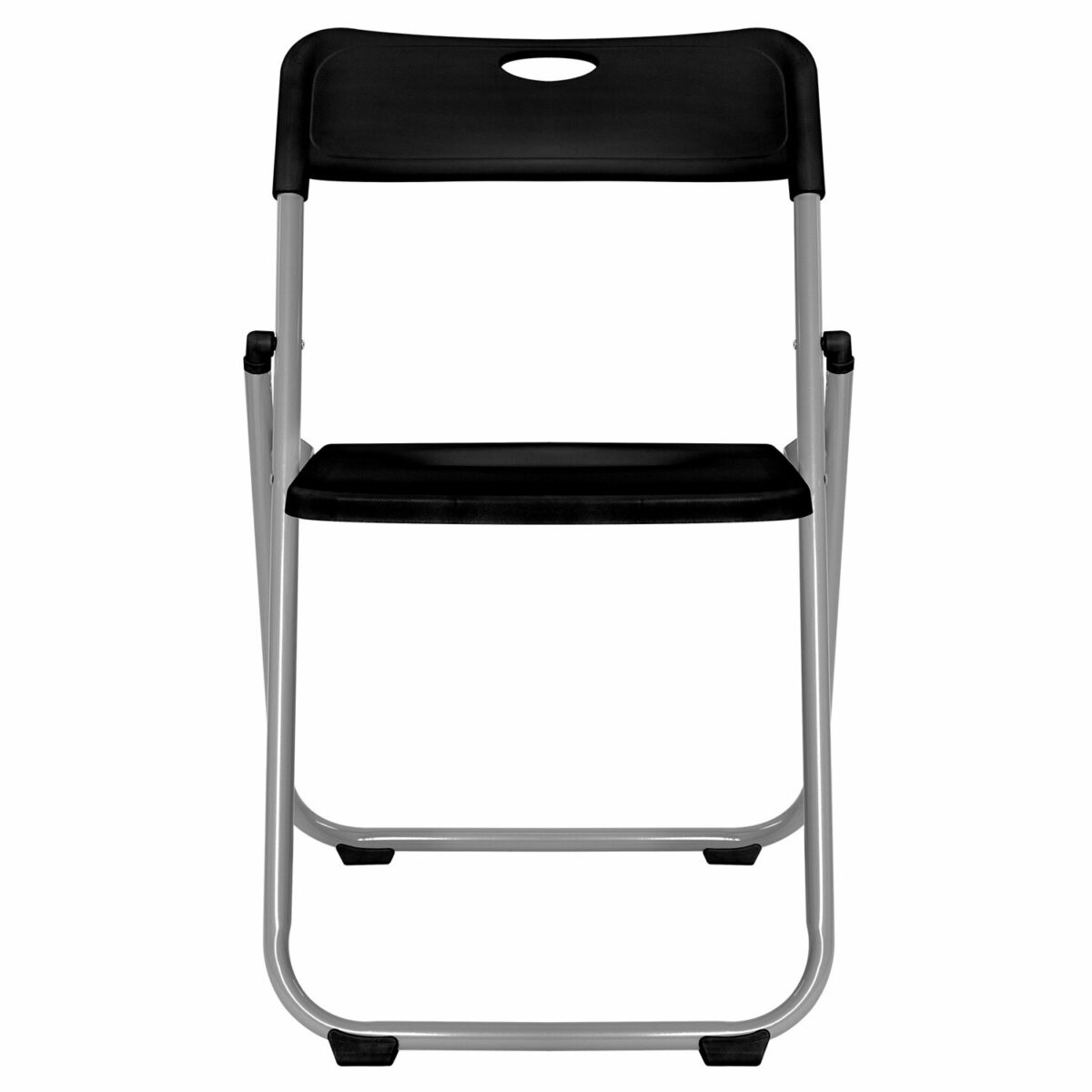 Стул складной BRABIX "Golf Lite CF-017", серебристый каркас, пластик чёрный, 532895 — изображение 3