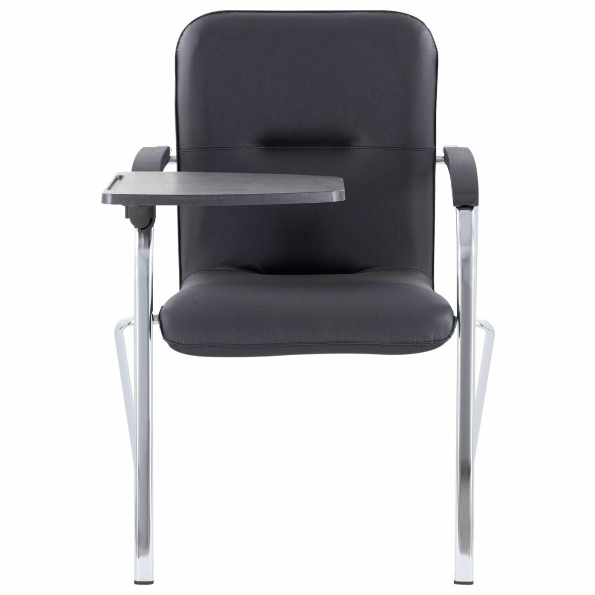 Кресло со столом BRABIX "Samba CF-108 BOX-2", хром каркас, кожзам черный, разобрано, 533218 — изображение 3