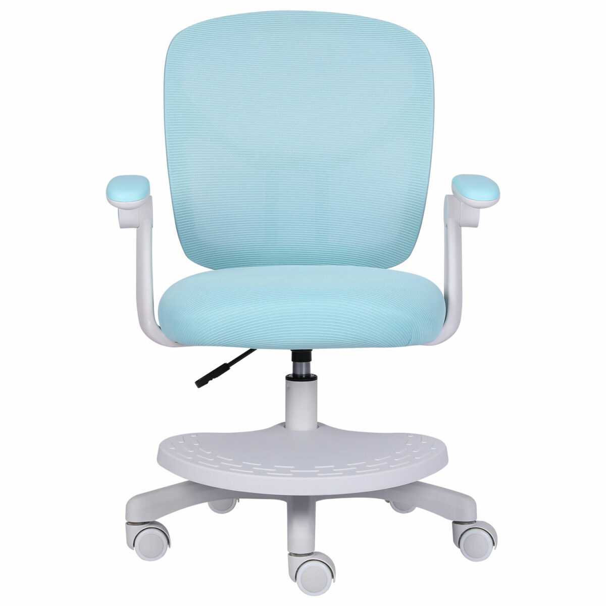 Кресло детское с подставкой для ног BRABIX "Toy MG-205", сетка/ткань TW, голубое, 533152 — изображение 2