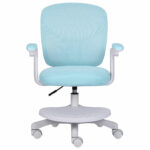 Кресло детское с подставкой для ног BRABIX "Toy MG-205", сетка/ткань TW, голубое, 533152 — изображение 2