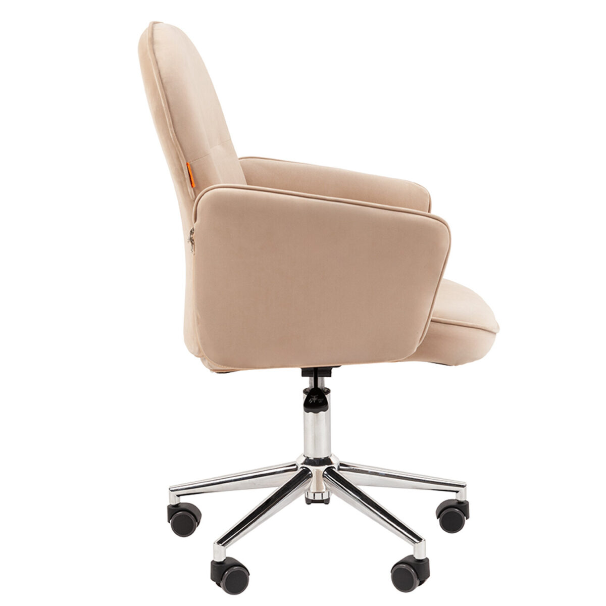 Кресло офисное Chairman CH 130, велюр, бежевое, 7142120 — изображение 4