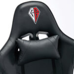 Кресло компьютерное BRABIX "Dexter GM-135", подножка, две подушки, экокожа, черное, 532800 — изображение 10