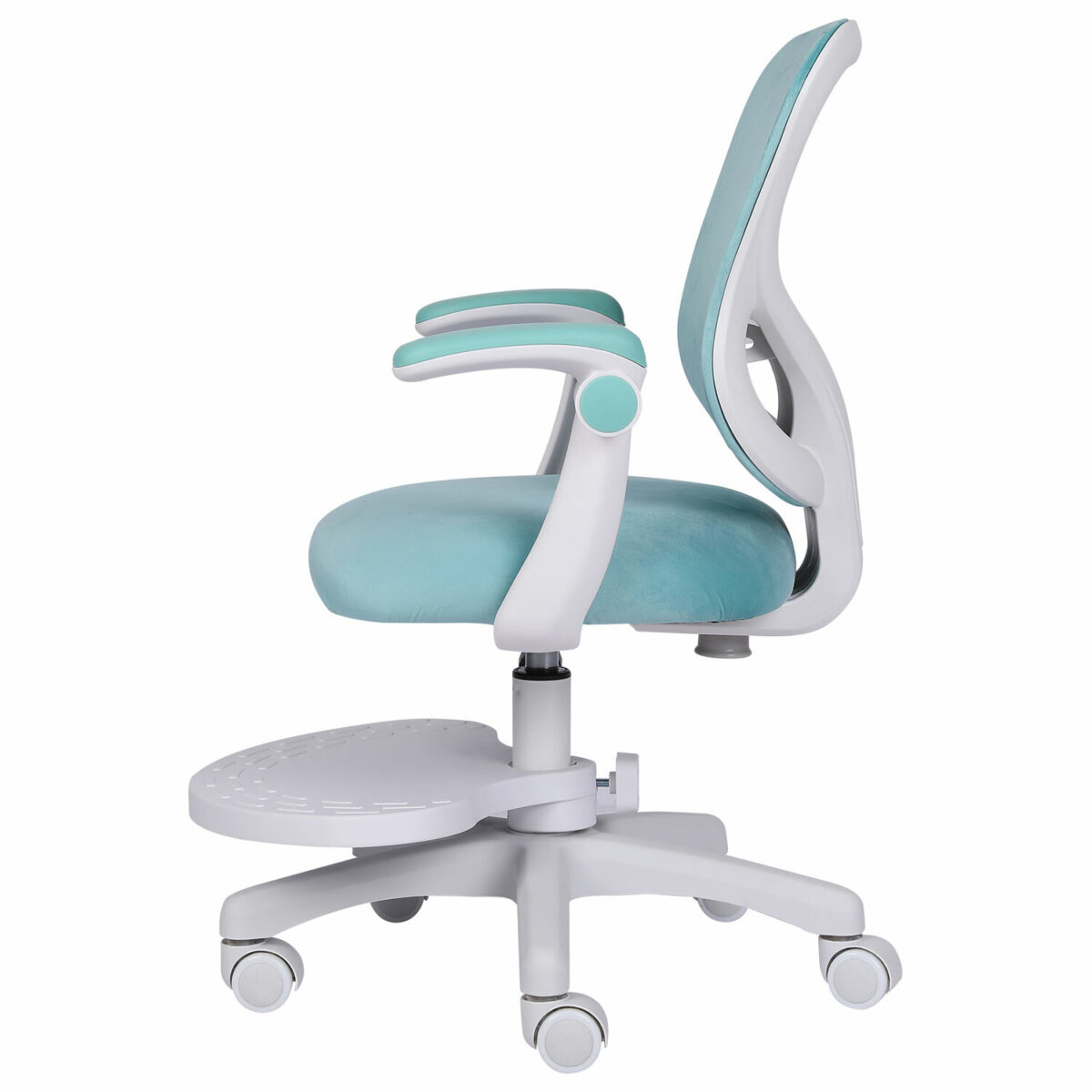 Кресло детское с подставкой для ног BRABIX "Sky MG-206", велюр, голубое, 533155 — изображение 9