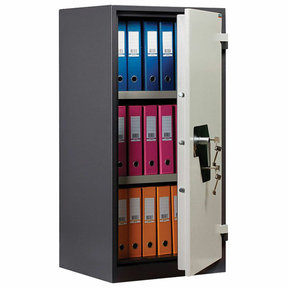 Шкаф металлический огнестойкий VALBERG "BM-1260KL", 1220х600х520 мм, 72 кг, ключевой замок, сварной, S10899102343 — изображение 1