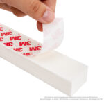 Жалюзи-плиссе, штора тканевая самоклеящаяся BRABIX, 120х180 см, "СТАНДАРТ+", 80 г/м2, цвет белый, 1 шт., 700010 — изображение 9