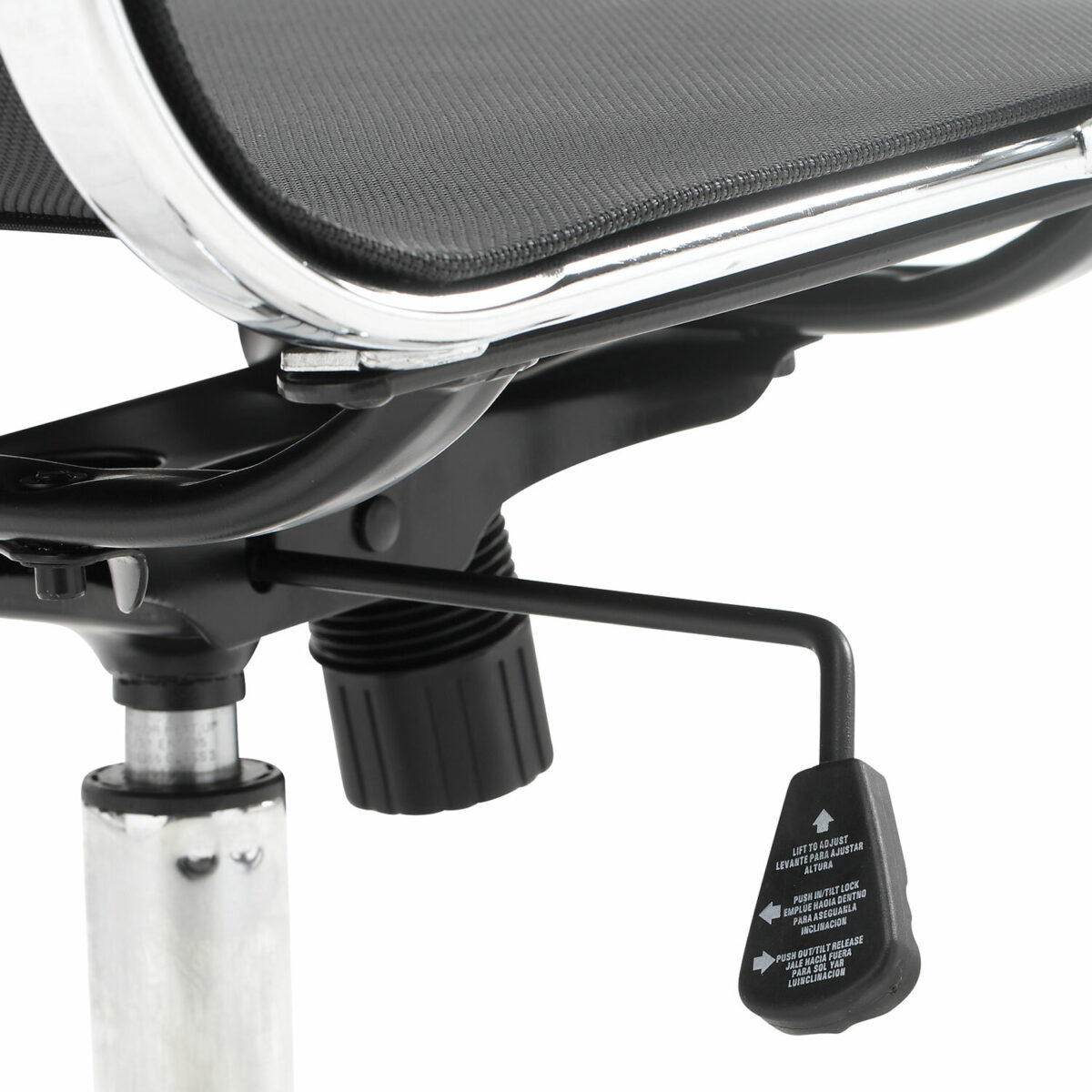 Кресло офисное BRABIX "Line EX-530", хром, сетка, черное, 531846 — изображение 12