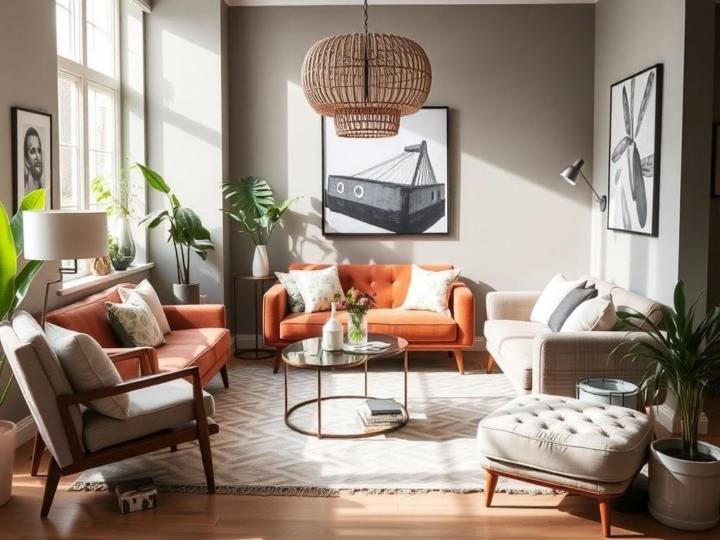 Маленькая гостиная? Не проблема: 7 приемов выбора мебели для визуального простора.. 4. Правильный масштаб и пропорции