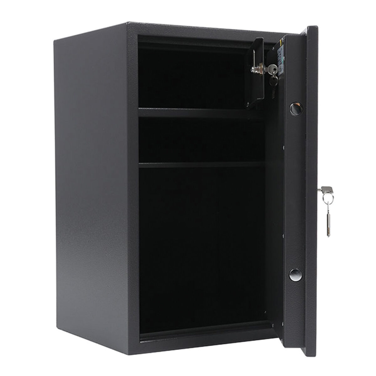 Сейф AIKO "TSN-65Т", 650х435x360 мм, 28 кг, ключевой замок, полка, трейзер, крепление к полу, TSN-65T — изображение 1