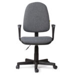 Кресло "Prestige", с подлокотниками, серое — изображение 3