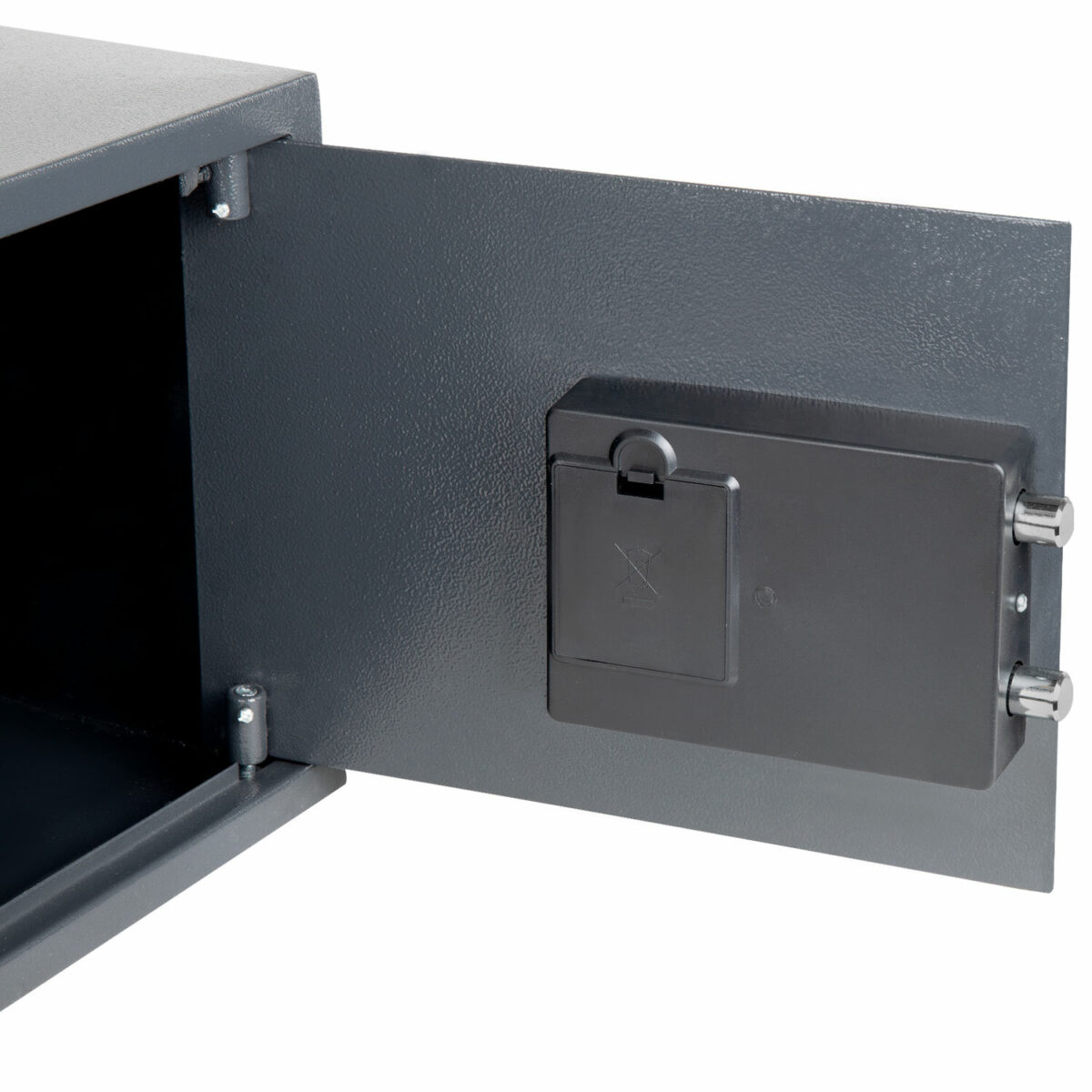 Сейф мебельный DASWERK (ДАСВЕРК) SC-250EL (250х350х250 мм), электронный замок, графит, 291343 — изображение 6
