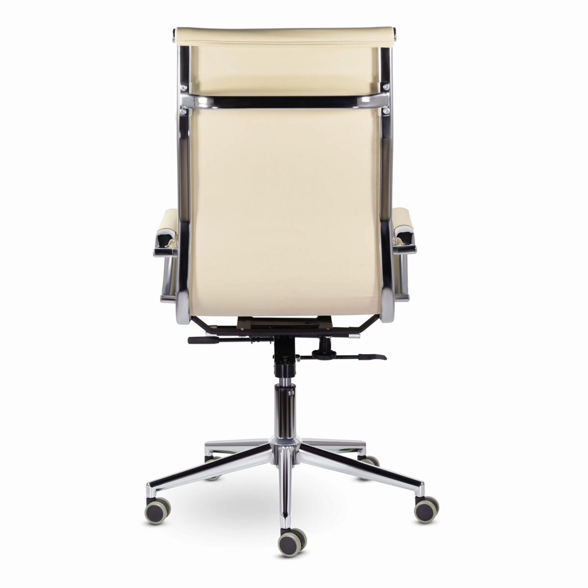 Кресло офисное BRABIX PREMIUM "Kayman EX-532", экокожа, хром, бежевое, 532544 — изображение 4