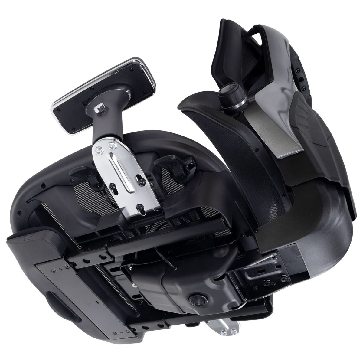 Кресло ATRONE (АТРОН) "Optimus ER-707", адаптивный механизм со слайдером, сетка, черный/серый, 532967 — изображение 19