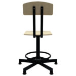 Стул кресло кассира, швеи, ресепшен РС37/РС67ЛФ, на винте, без подлокотников, фанера — изображение 6