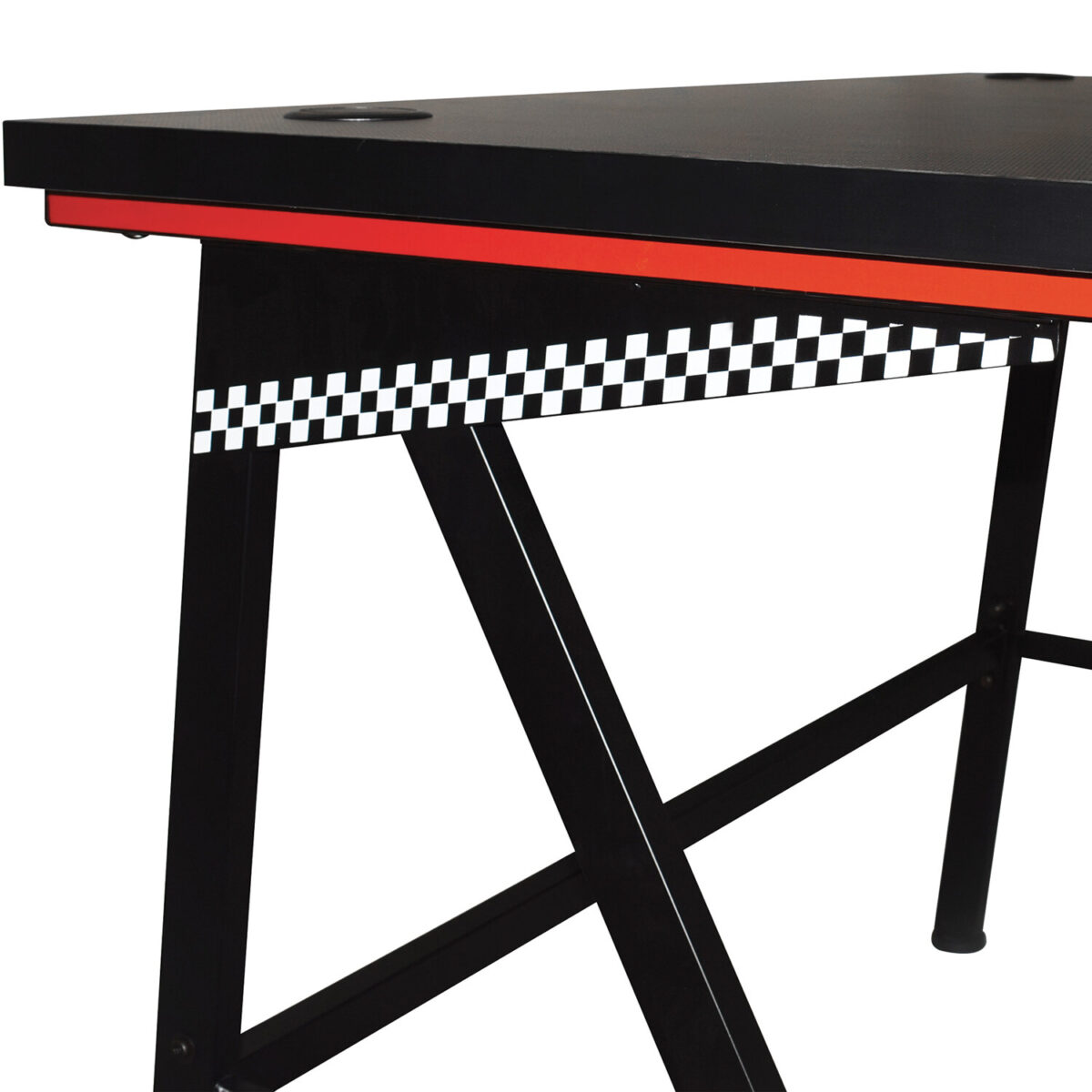 Стол компьютерный на металлокаркасе BRABIX "TECH GT-001", 1000х600х765 мм, черный, 641857 — изображение 7