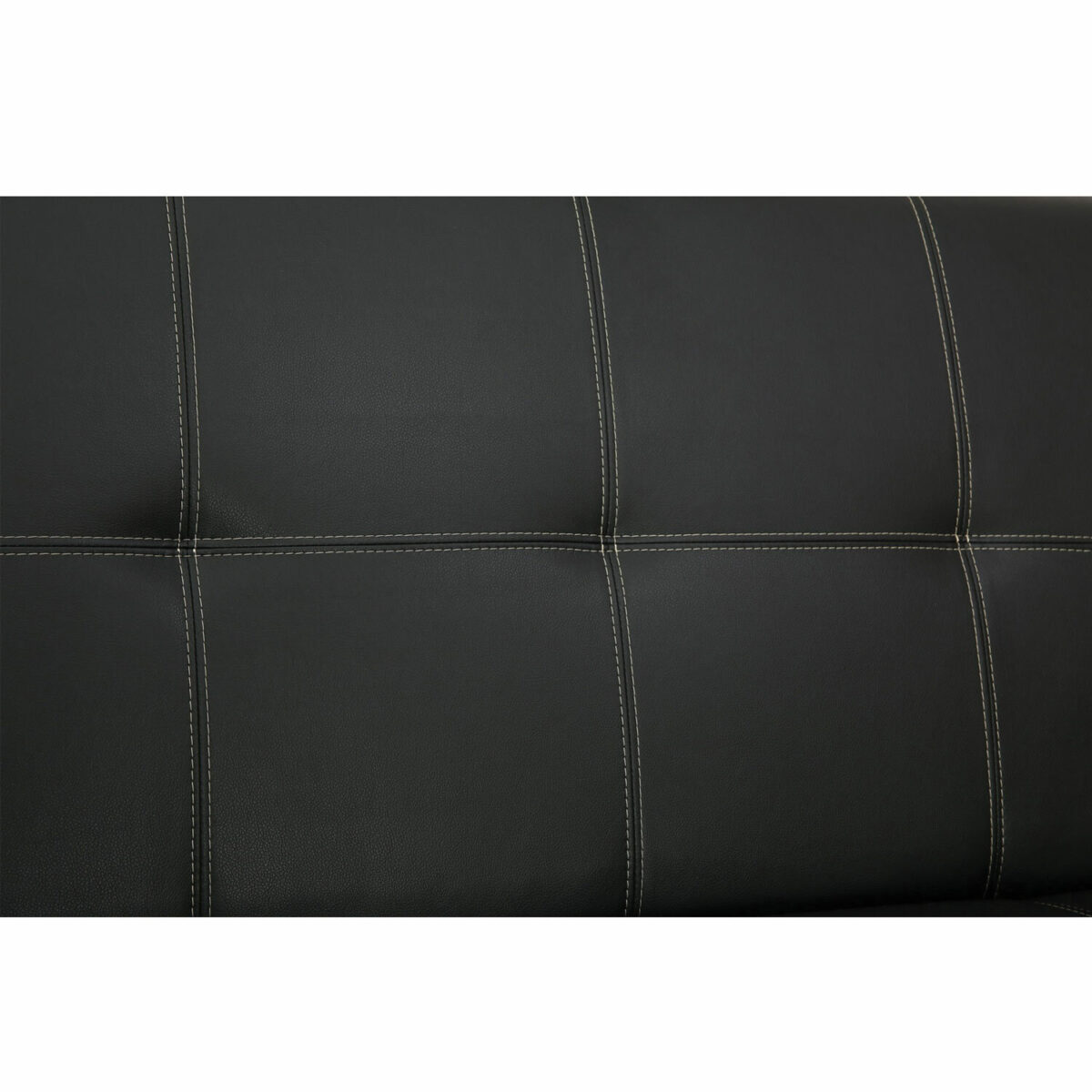 Диван мягкий раскладной "Модесто", 1900х900х820 мм, экокожа, черный — изображение 5