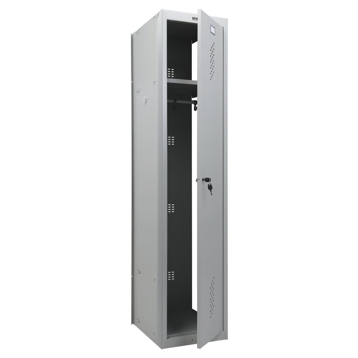 Шкаф (секция без стенки) металлический для одежды BRABIX "LK 01-40", УСИЛЕННЫЙ, 1830х400х500 мм, 291131, S230BR403202 — изображение 6