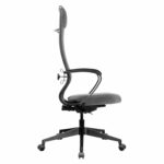 Кресло МЕТТА "ErgoLife" 10 B1-162K, пластик, синхромеханизм, ткань, темно-серое — изображение 5