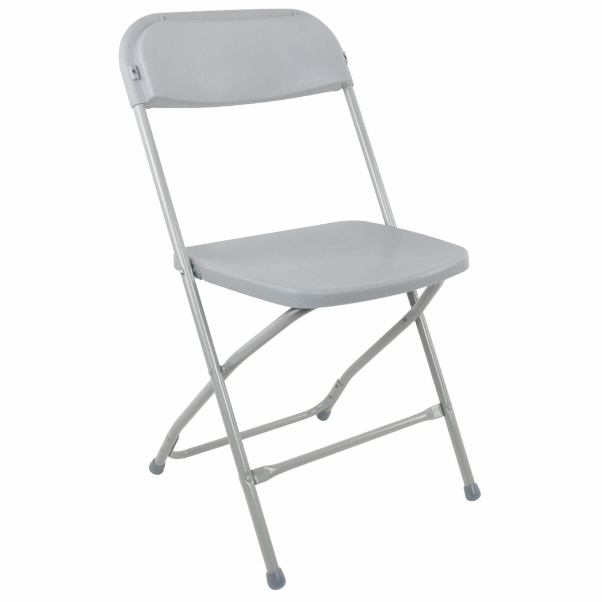 Стул складной BRABIX "Golf CF-002", серый каркас, пластик серый, 531564 — изображение 1