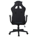 Кресло компьютерное BRABIX "GT Racer GM-100", две подушки, ткань, черное/голубое, 531818 — изображение 8