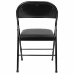 Стул складной BRABIX "Golf Plus CF-003 Комфорт", черный каркас, кожзам черный, 531566 — изображение 5