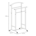 Вешалка-стойка костюмная "Стиль-3", 1080х470х350 мм, металл, черная, ВНП 300 Ч — изображение 2