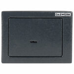 Сейф мебельный DASWERK (ДАСВЕРК) SC-170KL (170х230х170 мм), ключевой замок, графит, 291337 — изображение 3