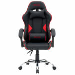 Кресло компьютерное CROMEX (КРОМЕКС) "Joker GM-125", две подушки, экокожа, черное/красное, 532954 — изображение 5