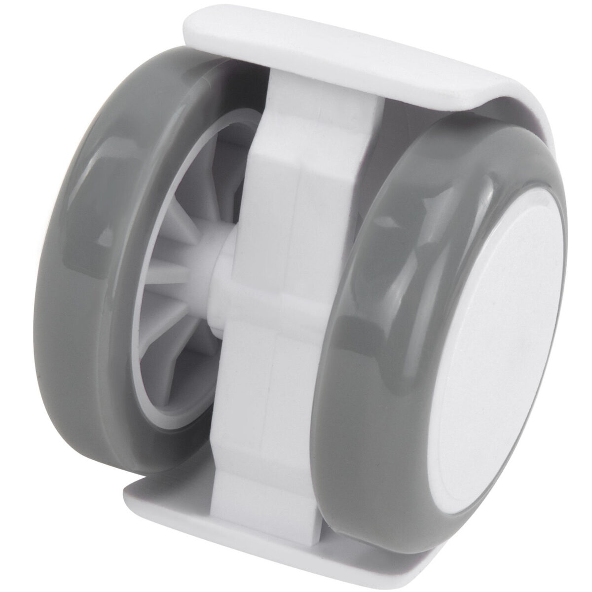 Колеса (ролики) BRABIX для кресла, прорезиненные, SLIM, КОМПЛЕКТ 5 шт., шток d 11 мм, белые, 533086 — изображение 6