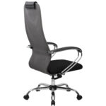 Кресло офисное BRABIX PREMIUM "Ultimate EX-800" хром, плотная двойная сетка Х2, черное/серое, 532912 — изображение 9