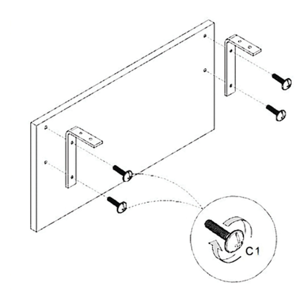 94517d5ff11f26c715f2bca3053f3d6c_xl Фурнитура для царги стола на металлокаркасе "Арго", КОМПЛЕКТ — изображение 1