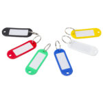 Бирки для ключей КОМПЛЕКТ 12 ШТ., длина 58 мм, инфо-окно 35х15 мм, АССОРТИ, STAFF "Basic", 231029 — изображение 6