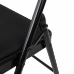 Стул складной BRABIX "Golf Plus CF-003 КОМФОРТ", чёрный каркас, чёрная ткань, 532889 — изображение 11