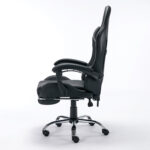 Кресло компьютерное BRABIX "Dexter GM-135", подножка, две подушки, экокожа, черное, 532800 — изображение 5