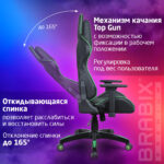 Кресло компьютерное BRABIX "GT Carbon GM-120", две подушки, экокожа, черное/зеленое, 531929 — изображение 18