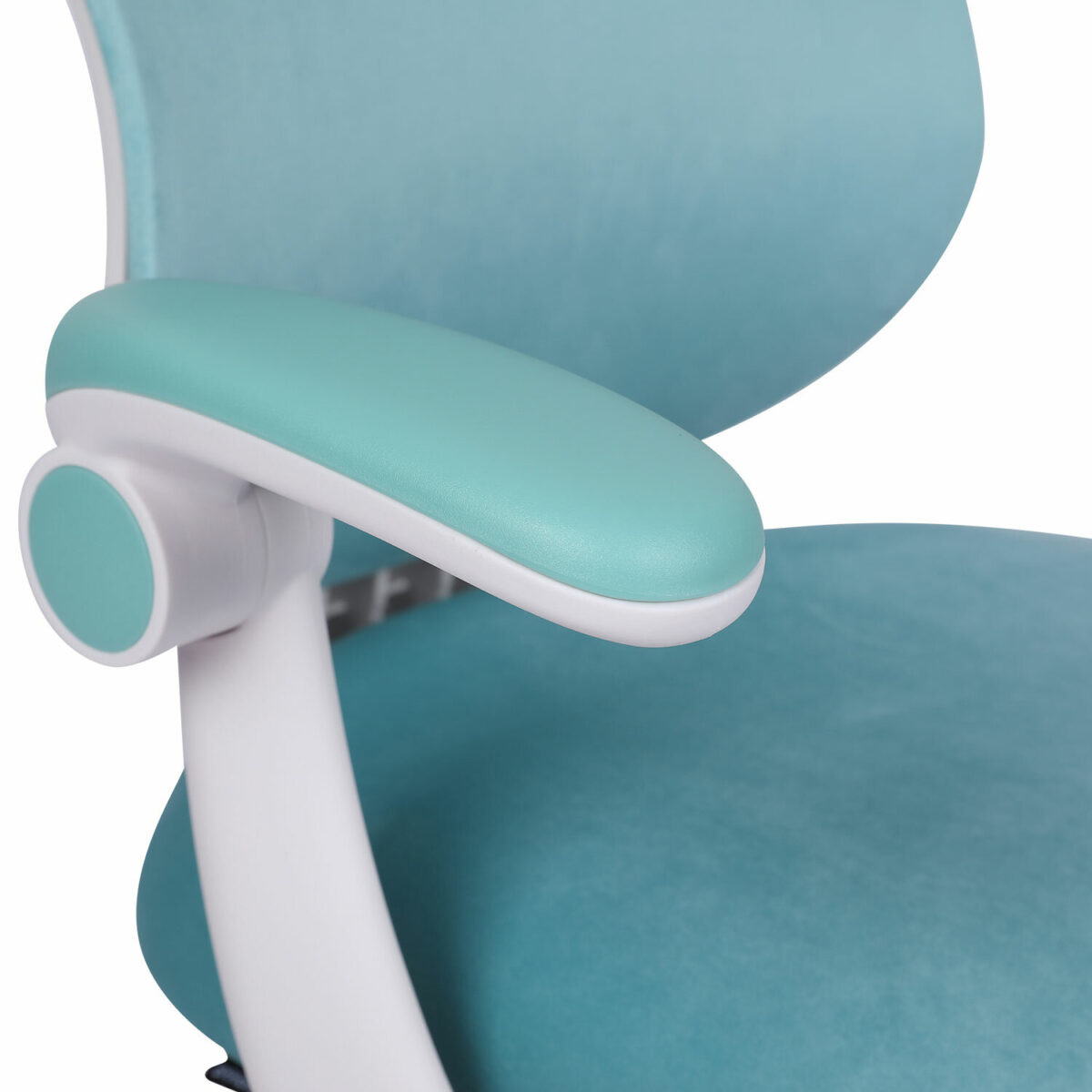 Кресло детское с подставкой для ног BRABIX "Sky MG-206", велюр, голубое, 533155 — изображение 13