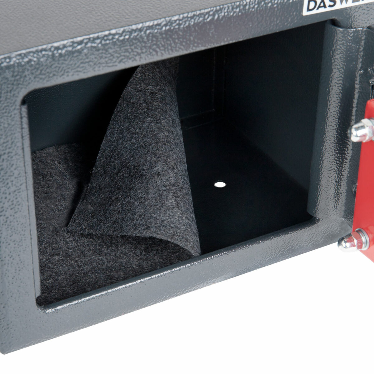 Сейф мебельный DASWERK (ДАСВЕРК) SC-170KL (170х230х170 мм), ключевой замок, графит, 291337 — изображение 8