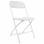 Стул складной BRABIX "Golf CF-002", белый каркас, пластик белый, 532887 — изображение 2