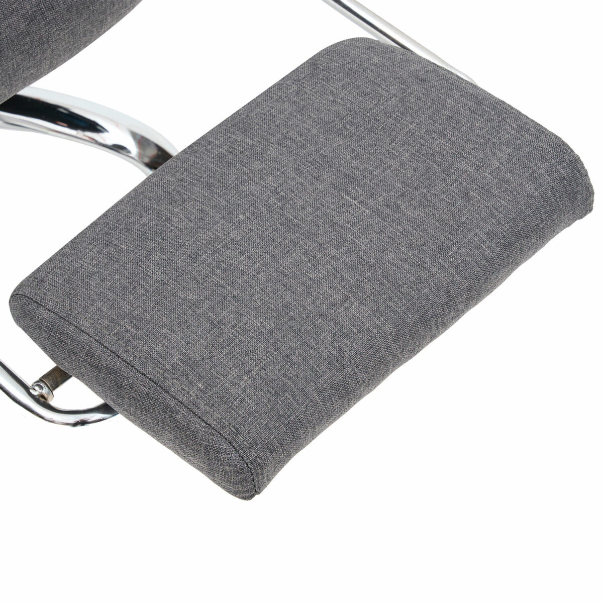 Кресло офисное CROMEX (КРОМЕКС) "Chill MS-005", с функцией вибромассажа, подножка, ткань, серое, 532959 — изображение 17