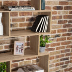 Стеллаж BRABIX "Scandi SH-008", 730х250х1760 мм, 6 секций, ЛДСП, дуб сонома, 641898, ЦБ013658-2 — изображение 8