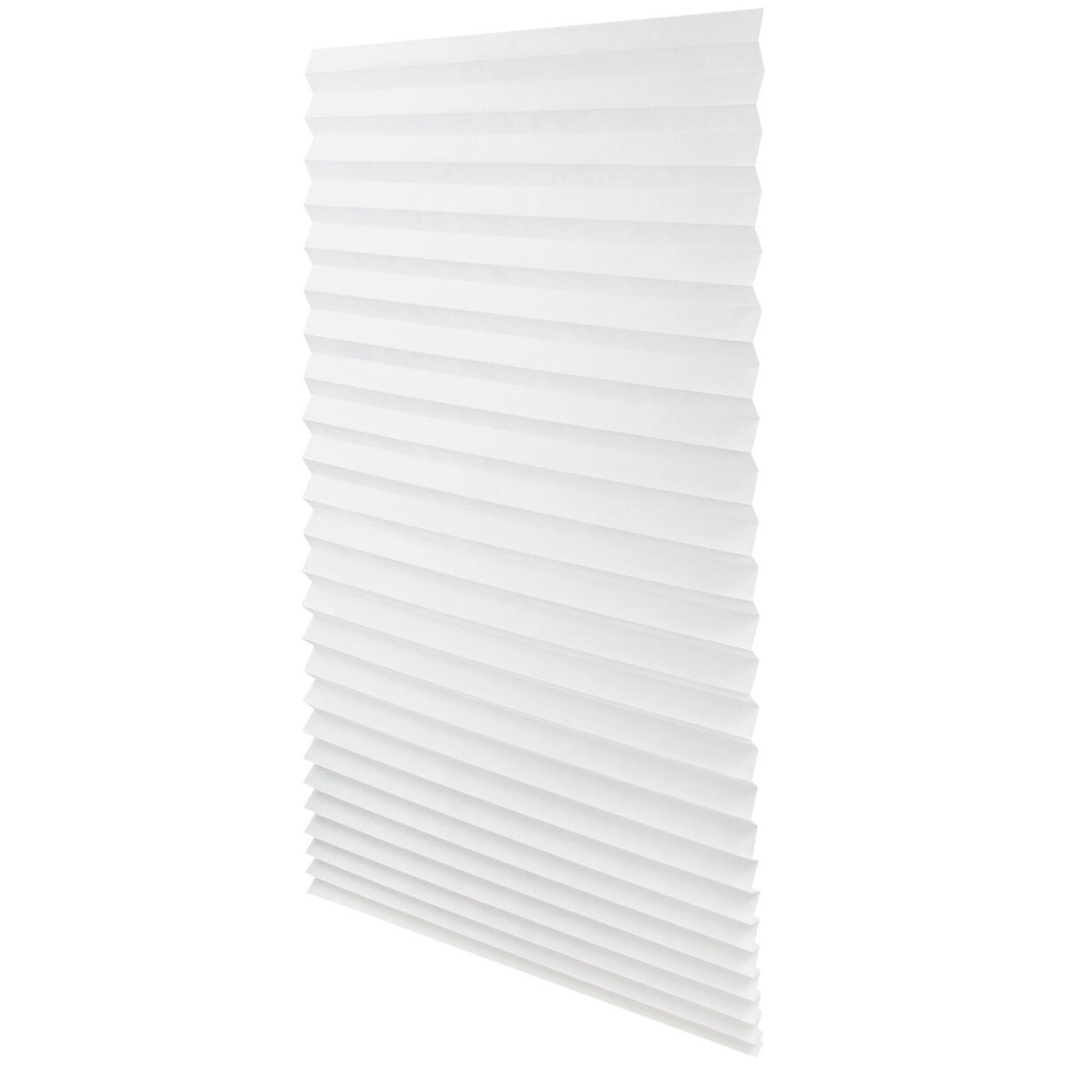 Жалюзи-плиссе, штора тканевая самоклеящаяся BRABIX, 60х180 см, "СТАНДАРТ+", 80 г/м2, цвет белый, 1 шт., 700007 — изображение 1