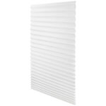 Жалюзи-плиссе, штора тканевая самоклеящаяся BRABIX, 60х180 см, "СТАНДАРТ+", 80 г/м2, цвет белый, 1 шт., 700007