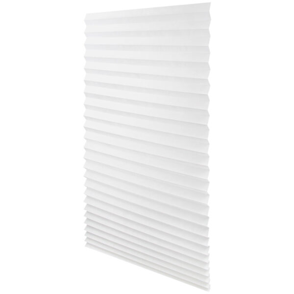 Жалюзи-плиссе, штора тканевая самоклеящаяся BRABIX, 60х180 см, "СТАНДАРТ+", 80 г/м2, цвет белый, 1 шт., 700007