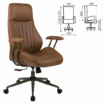 Кресло BRABIX PREMIUM "Texas EX-571", синхромеханизм, искусственная замша, светло-коричневый, 532942 — изображение 2