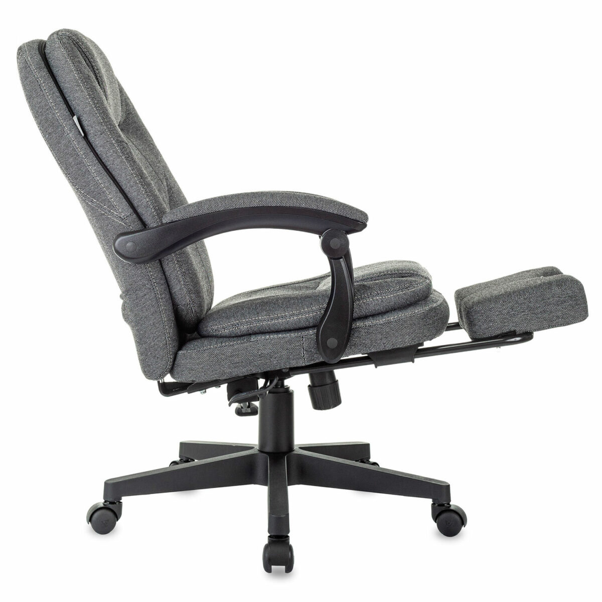 Кресло офисное CH-868MSG-BF, синхромеханизм, вибромодуль, подставка для ног, ткань, серое, 1998751 — изображение 8