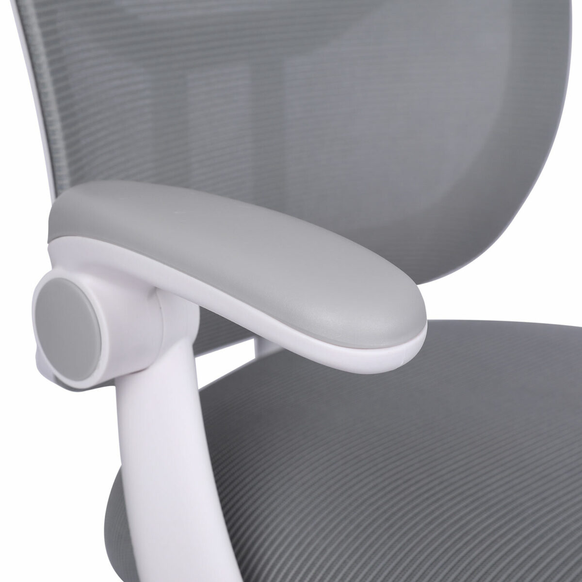 Кресло детское с подставкой для ног BRABIX "Toy MG-205", сетка/ткань TW, серое, 533153 — изображение 13