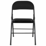 Стул складной BRABIX "Golf Plus CF-003 КОМФОРТ", чёрный каркас, чёрная ткань, 532889 — изображение 4