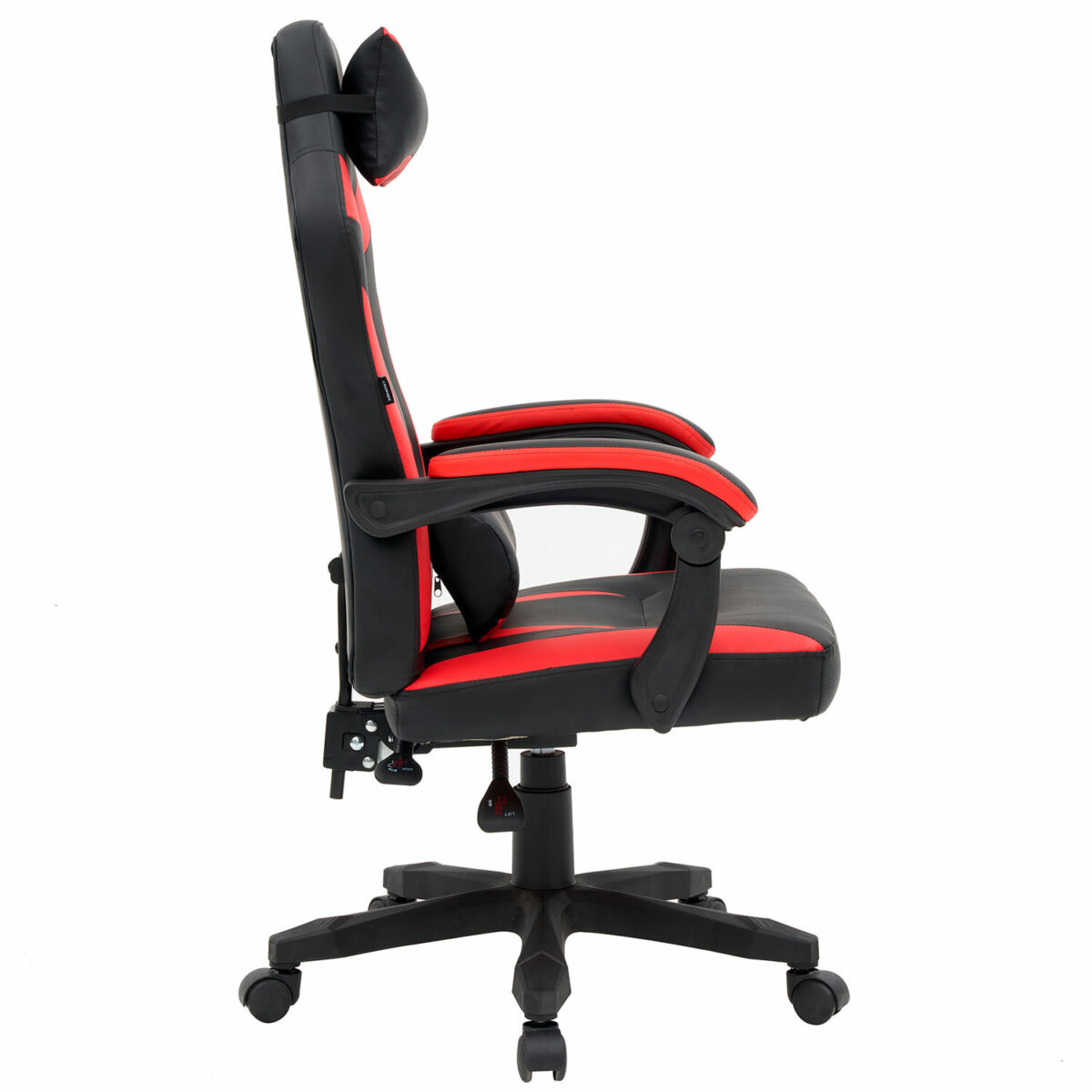 Кресло компьютерное CROMEX (КРОМЕКС) "Start GM-105", две подушки, экокожа, черное/красное, 532957 — изображение 3