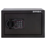 Сейф мебельный BRABIX "SF-200EL", 200х310х200 мм, электронный замок, черный, 291145, S103BR211214 — изображение 3