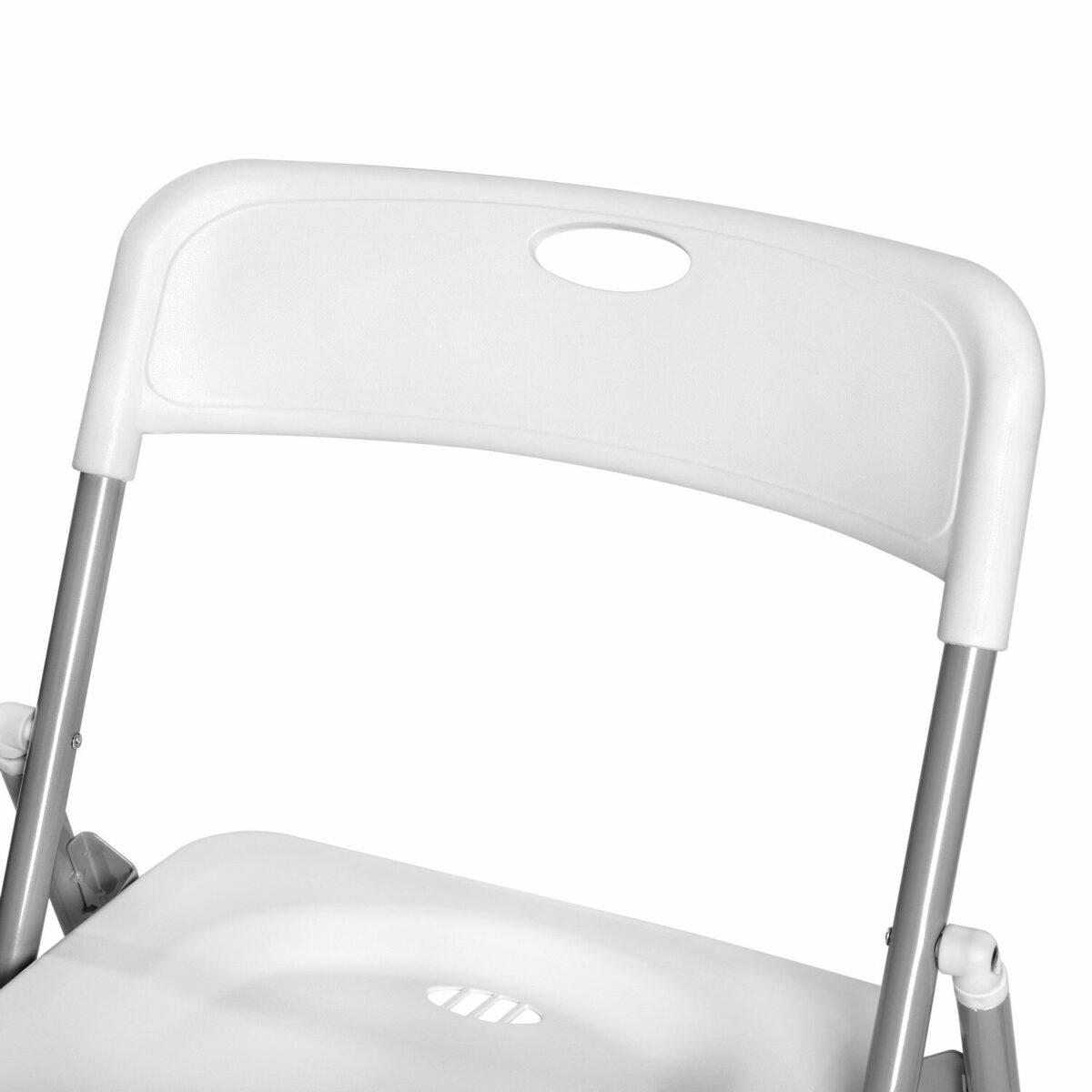 Стулья складные BRABIX "Golf Lite CF-017", КОМПЛЕКТ 4 шт., серебристый каркас, пластик, белый, 533035 — изображение 11