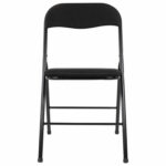 Стул складной BRABIX "Golf CF-007", чёрный каркас, чёрная ткань, 532892 — изображение 4